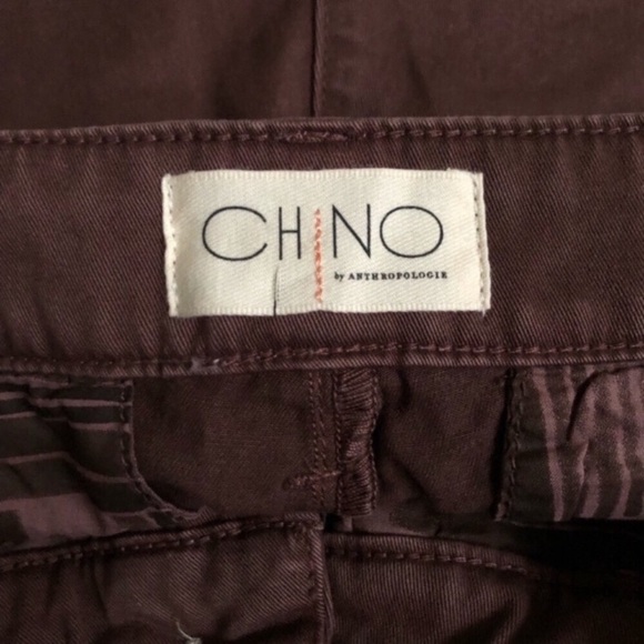 SOLD Anthropologie Chino Sequin & Paint Pants NWOT - Picture 8 of 8